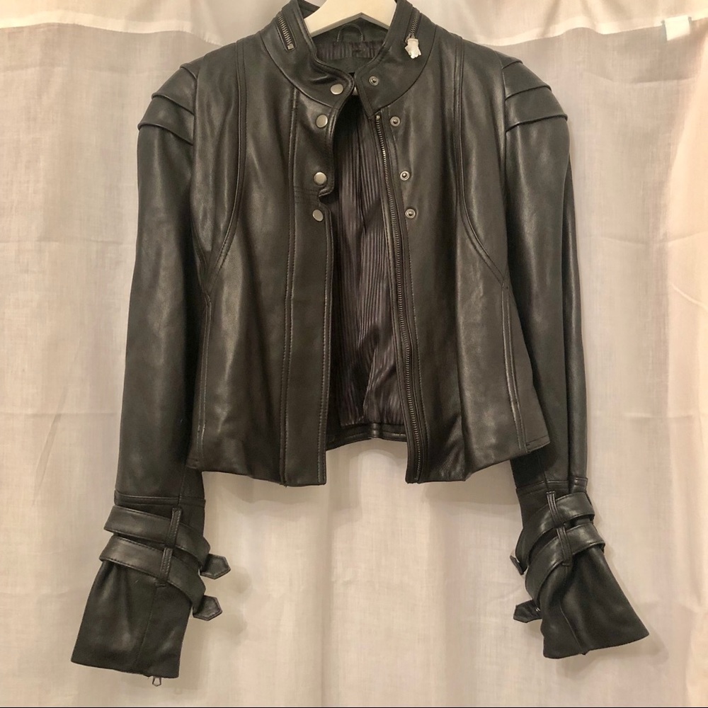 L.A.M.B.  Leather jacket - Never Worn! Size 6